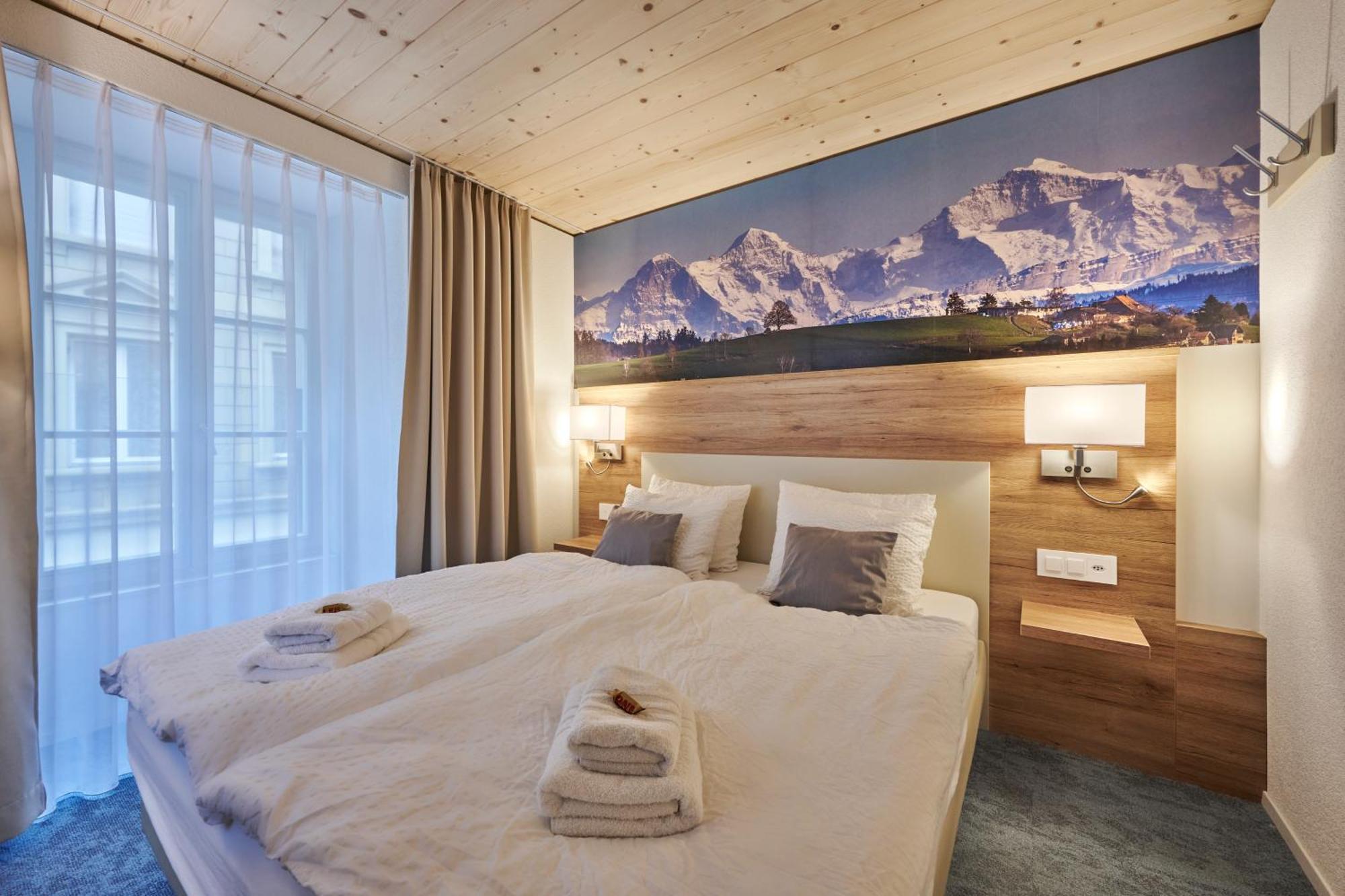 Aparthotel Krone - Self Check-In Unterseen エクステリア 写真